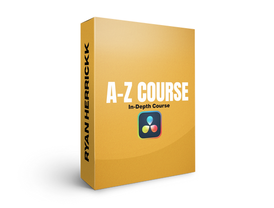 A-Z DaVinci Resolve COURSE