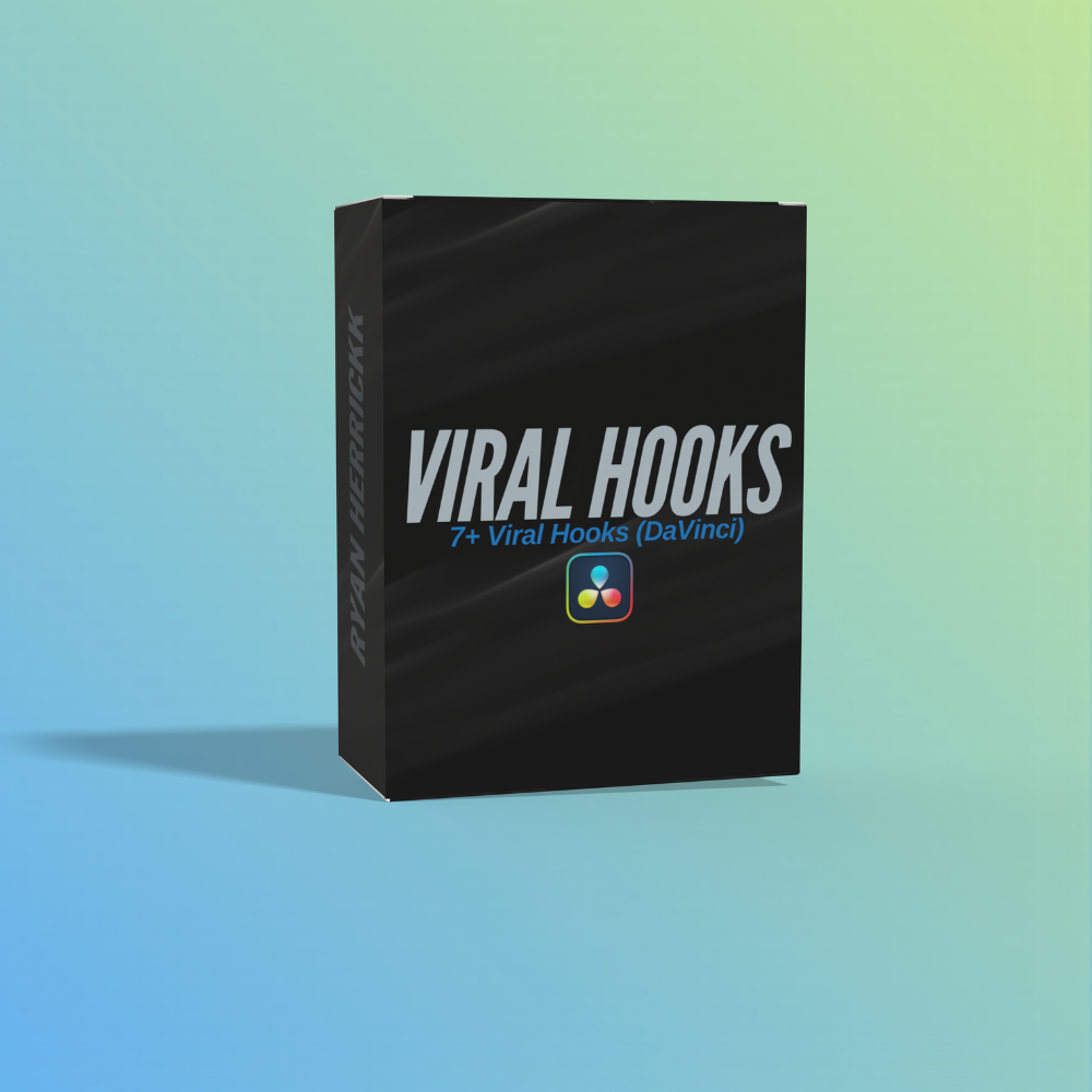 The VIRAL HOOKS Pack (DaVinci Resolve Template)