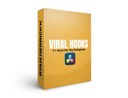 The VIRAL HOOKS Pack (DaVinci Resolve Template)